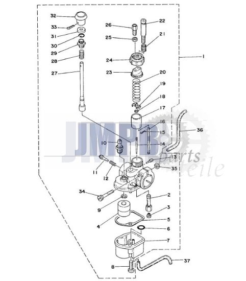 Vergaser Yamaha FS1 DX