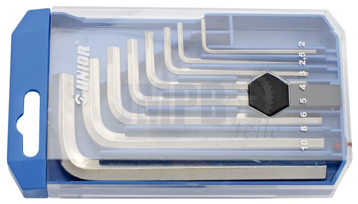 UNIOR Stiftschlüssel Satz -220/3PB1- 8D 2-10