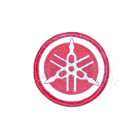 Aufbügler Emblem Yamaha Rot