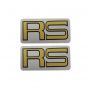 Aufklebersatz Kreidler RS Gold auf Silber 25X49MM