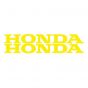 Aufklebersatz Honda Wort Gelb 22CM