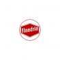 Aufkleber Flandria Logo Rot/Weiß 41MM
