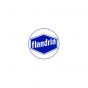 Aufkleber Flandria Logo Blau/Weiß 41MM