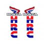 Aufklebersatz Honda HRC Rot/Blau 168X80MM