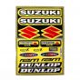 Aufklebersatz Dunlop / Suzuki