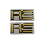 Aufklebersatz Kreidler RS Gold auf Silber 25X49MM