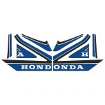 Aufklebersatz Honda MB50 Blau/Weiß