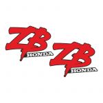 Aufklebersatz Tank Honda ZB50