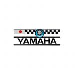 Aufkleber Yamaha Japanische /  Finish Flagge