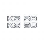 Aufklebersatz Zundapp KS50 - 2 Stück