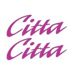 Aufklebersatz Citta Cerise 10CM 2 Stück