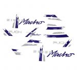 Aufklebersatz Puch Rider Macho '91 Violett