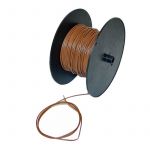 Electrischen Kabel 1.0MM² Braun Pro Meter