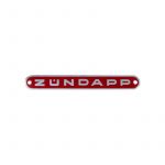 Emblem Zundapp Aluminium Rot