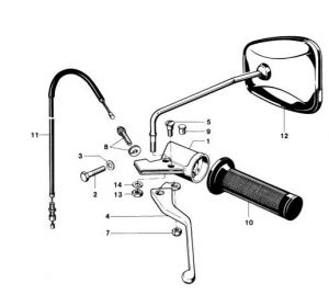 Griff Links Kreidler RS