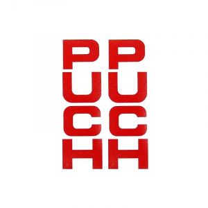Aufklebersatz Gabel Puch Maxi Rot 26X94MM
