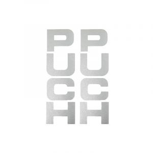 Aufklebersatz Gabel Puch Maxi Silber 26X94MM