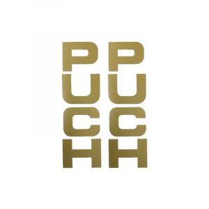 Aufklebersatz Gabel Puch Maxi Gold 26X94MM