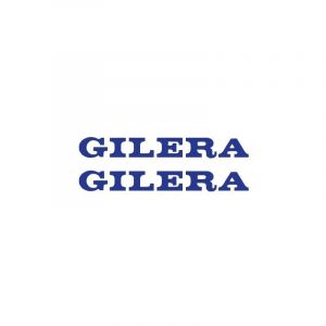Aufklebersatz Gilera Klein Blau 81X10MM