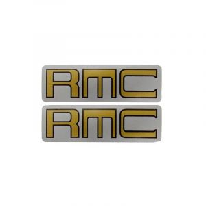 Aufklebersatz Kreidler RMC Gold/Grün auf Grau 25X78MM