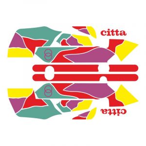 Aufklebersatz Gilera Citta Funny Rot