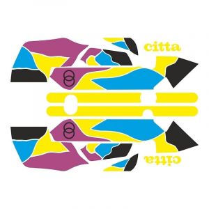 Aufklebersatz Gilera Citta Funny Gelbe