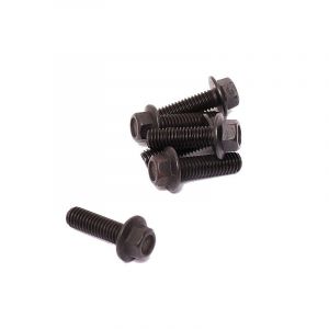 Flanschbolzen Schwarz M6X20 Sechskant