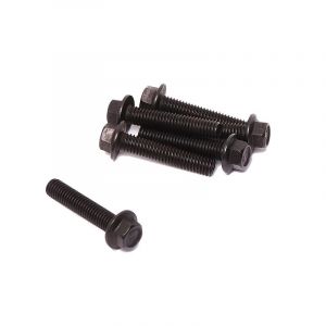 Flanschbolzen Schwarz M6X25 Sechskant