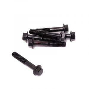 Flanschbolzen Schwarz M6X35 Sechskant