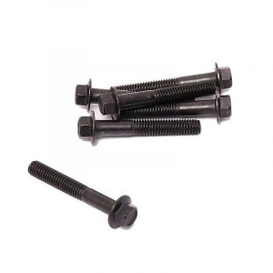 Flanschbolzen Schwarz M6X40 Sechskant