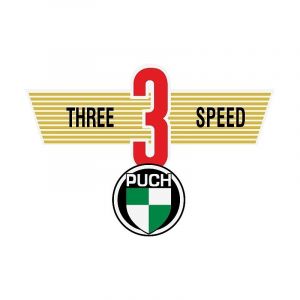 Transfer Hinter Schutzblech Puch VS50D Three Speed