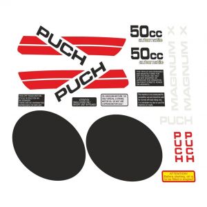 Aufklebersatz Puch Magnum X Gelb