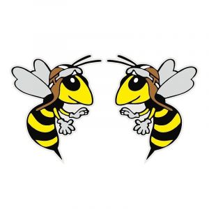 Aufklebersatz Vespa Happy Wasp 40X50MM