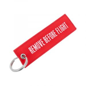 Schlüsselanhänger "Remove Before Flight"