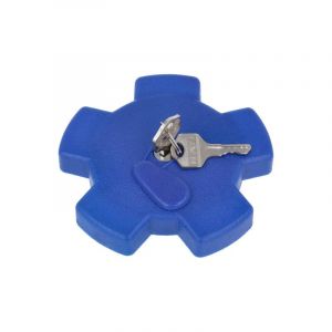 Tankverschluss Stern Blau