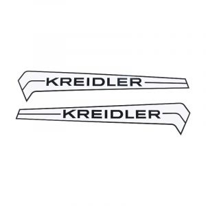 Tankaufkleber Kreidler Florett Weiß/Schwarz