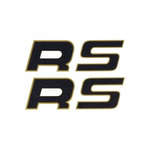 Rahmenaufkleber Satz Kreidler Schwarz/Gold RS