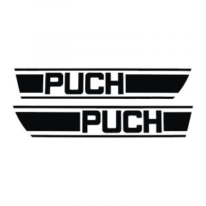 Tank Transfersatz Puch X30 Schwarz