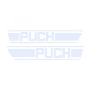 Tank Transferset Puch X30 Weiß