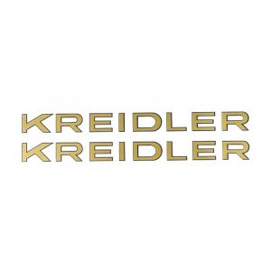 Aufklebersatz Kreidler Gold/Schwarz 180X16MM
