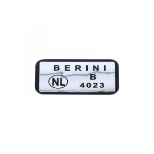 Zulassung Aufklebern Berini Chrom