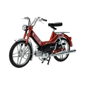 Modell Puch Maxi S im Maßstab 1:10 Rot Metallic