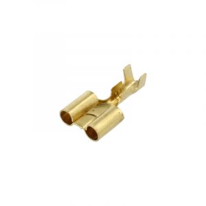Rundes Doppelt Stecker Frau 3.5MM - Japanisch - Messing