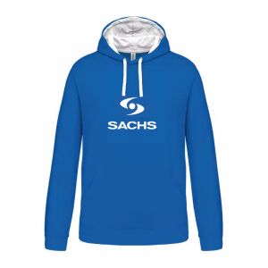 Sweater Sachs Hoodie Blau