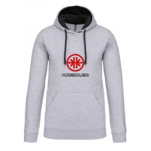 Sweater Kreidler Hoodie Grau