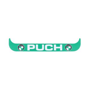 Aufkleber Kennzeichenhalter Breit Puch Logo Grün