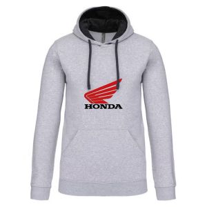 Sweater Honda Hoodie Grau