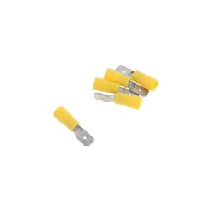 Flachsteckerzunge Gelb 6.3MM