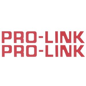 Aufklebersatz Pro-Link Rot 18CM