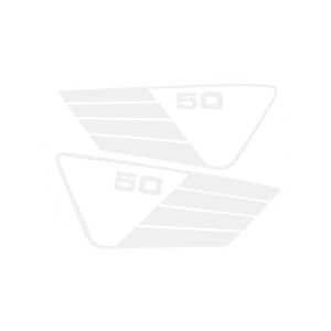 Seitenteilaufkleber Yamaha FS1 Weiß